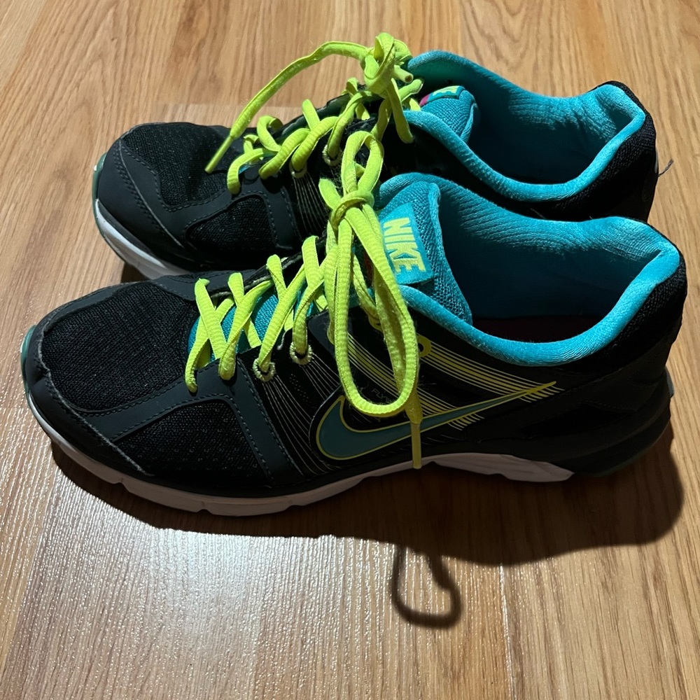 NIKE ANODYNE DS Black chartreuse woman’s running sneakers
